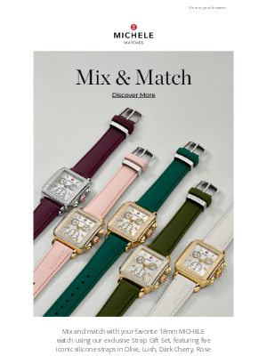 MICHELE - Strap In—A Fresh Look for Your Michele.