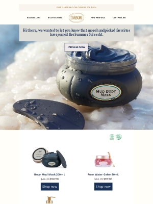 Sabon NYC - Summer Sale Reloaded 🔥Save Big on Favorites
