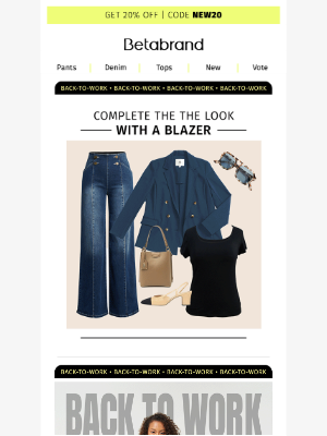 Betabrand - Instant Polish: Just Add Blazer