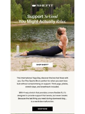 Shefit - Your Downward Dog Deserves an Upgrade.