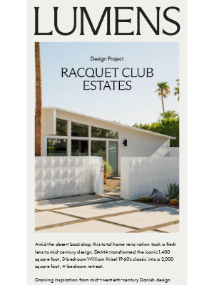 YLiving - Design Project: Midcentury Modern in Palm Springs.