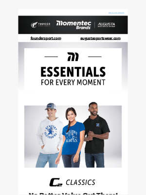 Augusta Sportswear - Essentials for Every Moment Await – Discover New Styles & Collections from Momentec Brands!