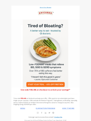 Epicured - Still dealing with IBS pain after every meal?