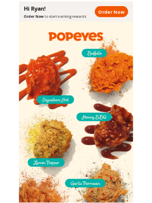 Popeyes Louisiana Kitchen - 🐔🪽 There's a Wing for everyone
