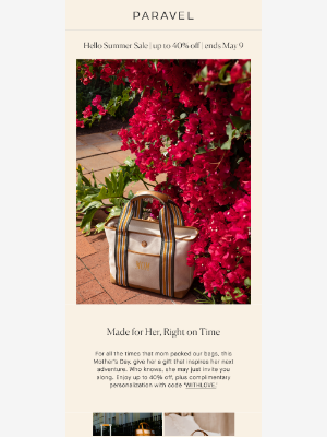 Paravel - TODAY ONLY | Up to 40% Off + Complimentary Personalization