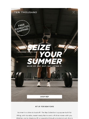 TEN THOUSAND - Summer’s Toughest Training Kit