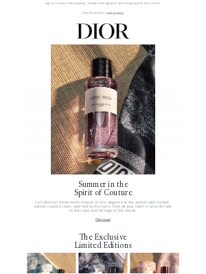 Dior - SUMMER EXCLUSIVE | La Collection Privée X Toile de Jouy