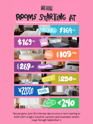 Ace Hotel - Rooms starting at $109
