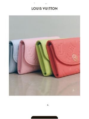 Louis Vuitton (Japan) - ポップカラーに彩られた新作財布 & 小物