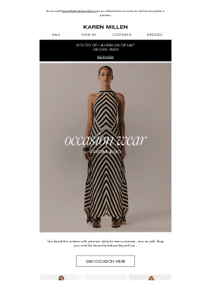 Karen Millen - A Summer Treat, On Us ​