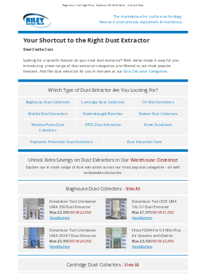 Riley Surface World (United Kingdom) - Your Shortcut to the Right Dust Extractor