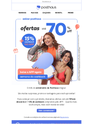 DBR Posthaus (Brazil) - Começou o aniver da Posthaus 🥳