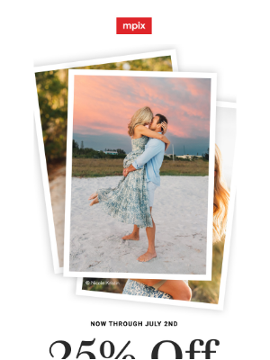 Mpix - Starts today: 25% off Prints