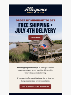 Allegiance Flag Supply - FINAL HOURS ⏳