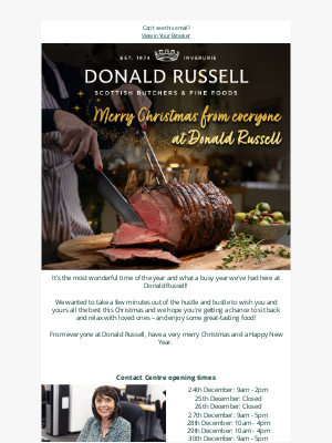 Donald Russell - Merry Christmas from Donald Russell 🎄