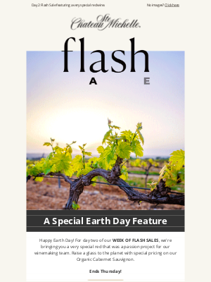Chateau Ste Michelle Winery - Celebrate Earth Day with Our Organic Cab 🌎🍷