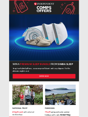 The Independent - Win a premium sleep bundle from Simba Sleep 💤