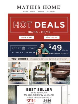 Mathis Brothers Furniture - 🚨 Shop This Week's HOT DEALS