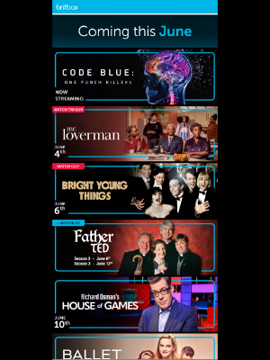 BritBox - June is heating up with NEW arrivals
