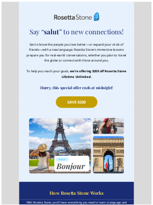 Rosetta Stone - 😌 Ends today: New language, new you!
