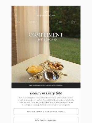 Michael Aram - Small Dishes. Big Impact.