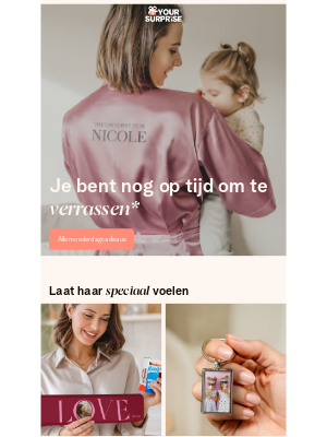 Your Surprise (Netherlands) - ⏰ ALLERLAATSTE KANS: jouw moederdagcadeau op tijd in huis!