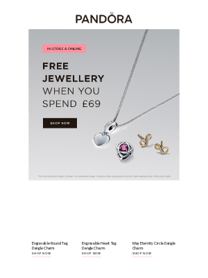 Pandora Jewelry (United Kingdom) - Paul, buy a bestseller and choose one for FREE 💖