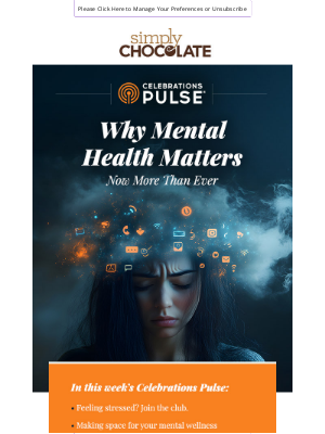 Simply Chocolate - Your Mental Health Matters. Do Something Now
