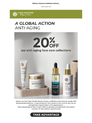 Yves Rocher - The power of the Anti-Âge Global collection