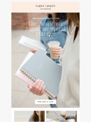 Sugar Paper - The Bestselling Planner Format 📖