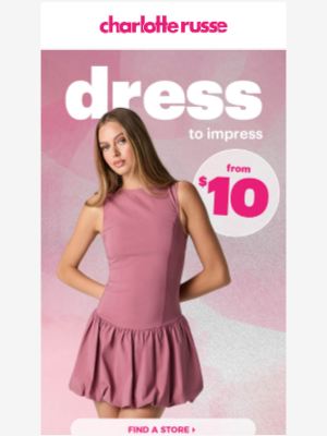 Charlotte Russe - Sweat Less in Breezy Dresses💅💥