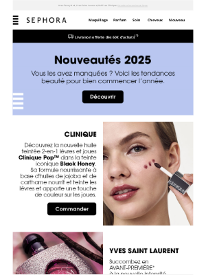 SEPHORA (France) - Les nouveautés 2025 à ne pas manquer 👀