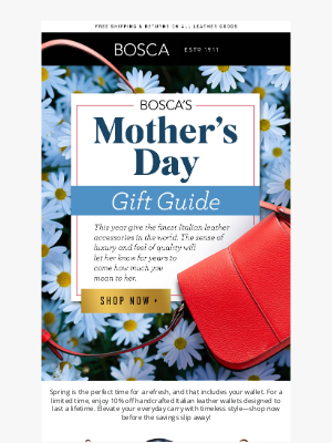 Bosca Accessories - 💝 The Mother’s Day Gift Guide