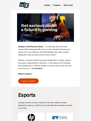 edX - From player to pro: Start levelling up today