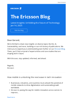 Ericsson - Your latest update from the Ericsson Blog