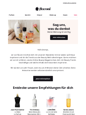 Flaconi (Germany) - 📣 Sag uns, was du denkst!