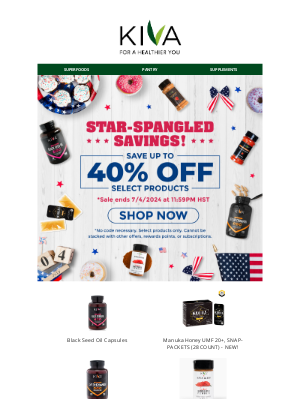 Kiva - Star-Spangled Savings 🎆