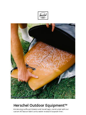 Herschel Supply Co. - Introducing Herschel Outdoor Equipment™: Surf
