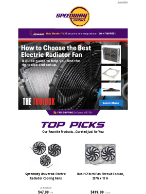 Speedway Motors - Which Electric Radiator Fan is Best for Your Ride?