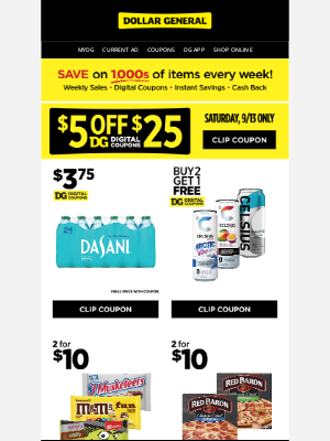 Dollar General - Savings superfans: you’re in the right place.
