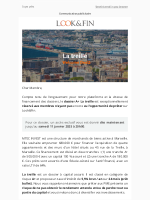 Look & Fin (France) - Welcome Deal Nouveau dossier A+ : La treille