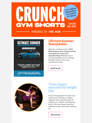 Crunch Fitness - Who's ready to win a car? 🚙