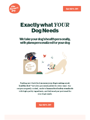 The Farmer's Dog - Get a fresh food plan as unique as Blackie