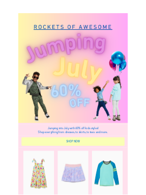 Jumping into July!