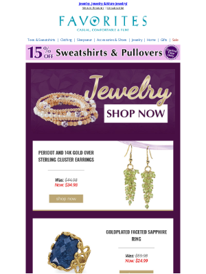 Catalog Favorites - Sparkling Ideas in Jewelry ✨ Fabulous!