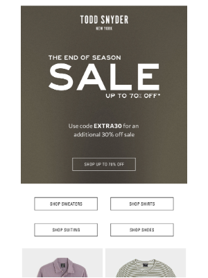 Todd Snyder - 150+ New Sale Styles Just Dropped