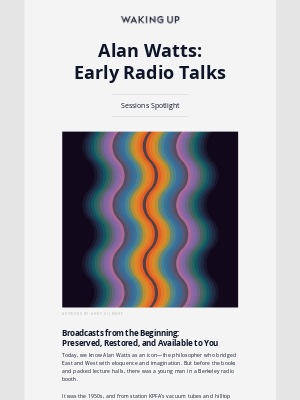 Waking Up - Alan Watts's Early Radio Talks