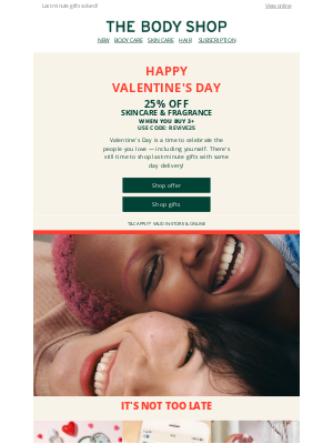 The Body Shop - Happy Valentine’s Day 💘