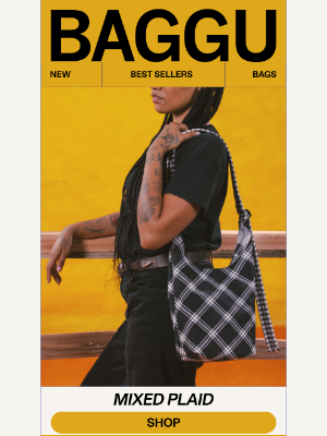 BAGGU - Mixed Plaid
