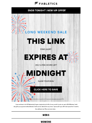 Fabletics - No Joke — Sale Ends Tonight